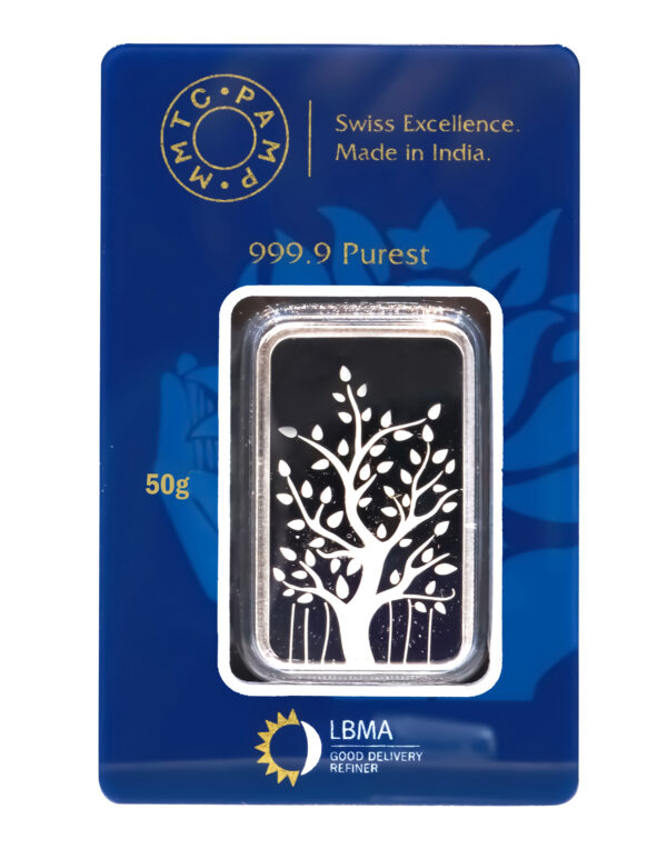 015a Silver Bar MMTC 50gm