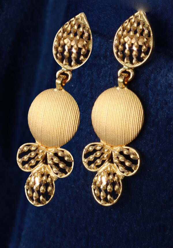 02b Fancy Mumbai Turkish 22K Gold Necklace