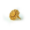 Traditional Round Gold Cocktail Ring