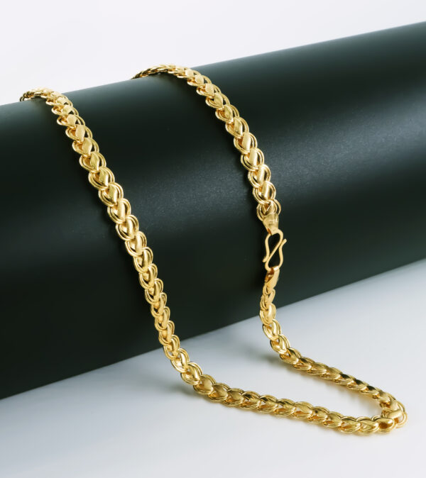 Lotus Weave Gold Chain